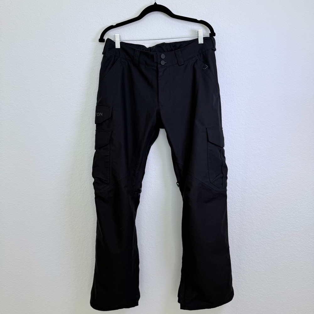 Burton Men's Black Cargo Snowboard Pants size Medium